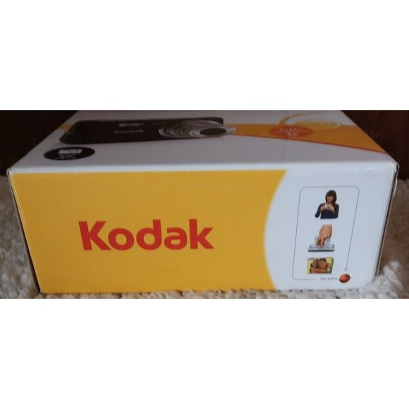 Kodak Digital Easy HD share V1233 12 Mega pixels 3X ZOOM BLACK In Box W Manual - Picture 9 of 11